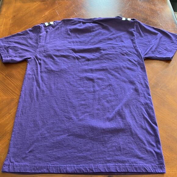 Atti Mens Purple Knit Shirt with Pockets and Epaulettes - Picture 4 of 10